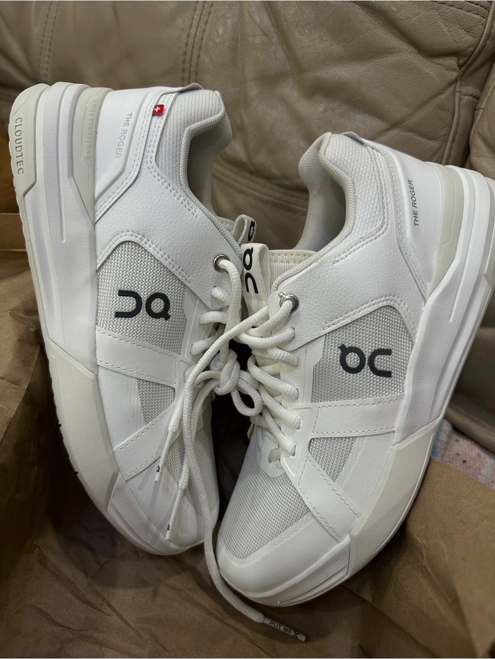 Brand New On The Roger Clubhouse Pro Size 9 in White/Ice color - Picture 2 of 10